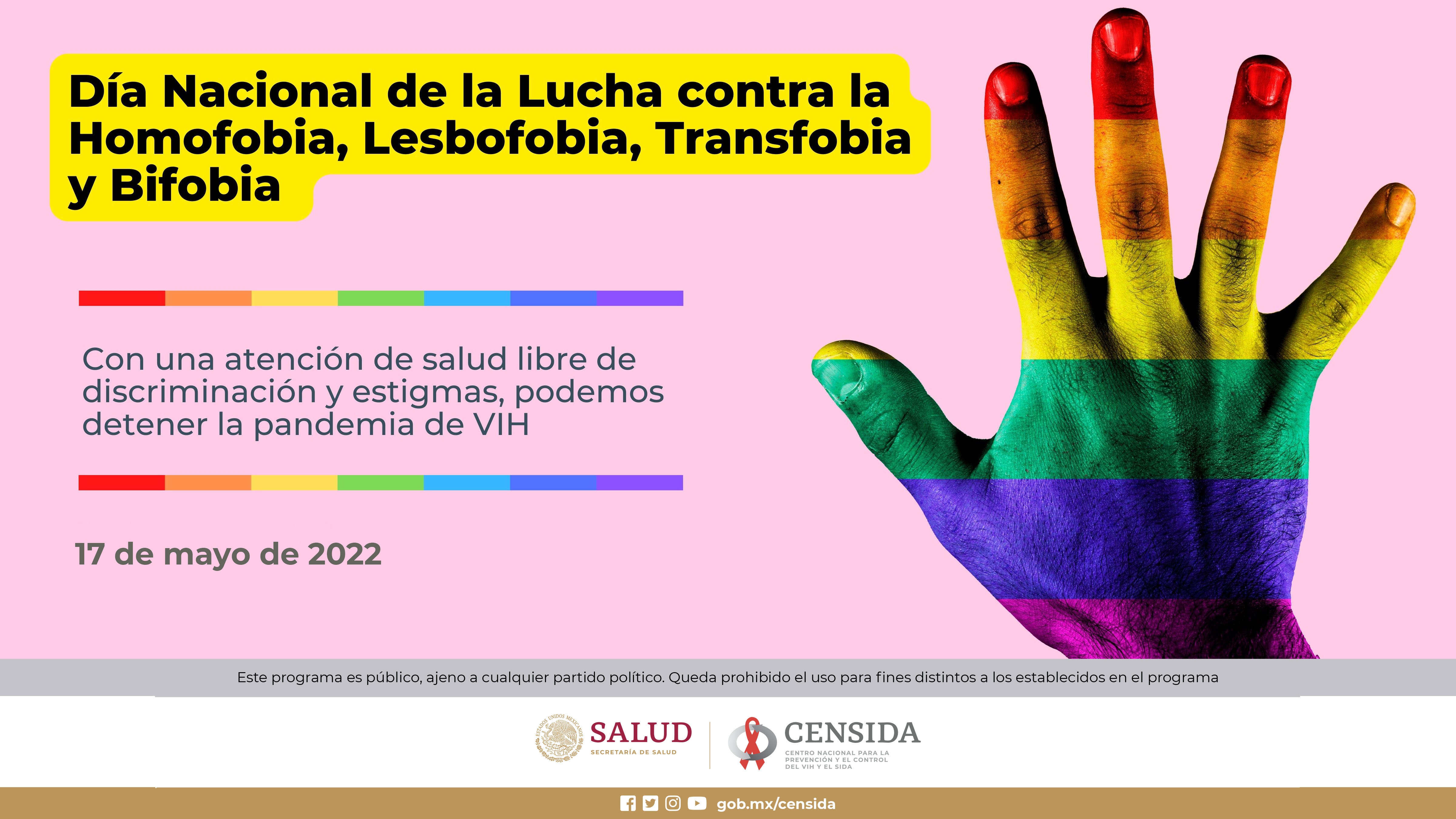 Día Nacional de la Lucha contra la Homofobia, lesbofobia, transfobia y bifobia