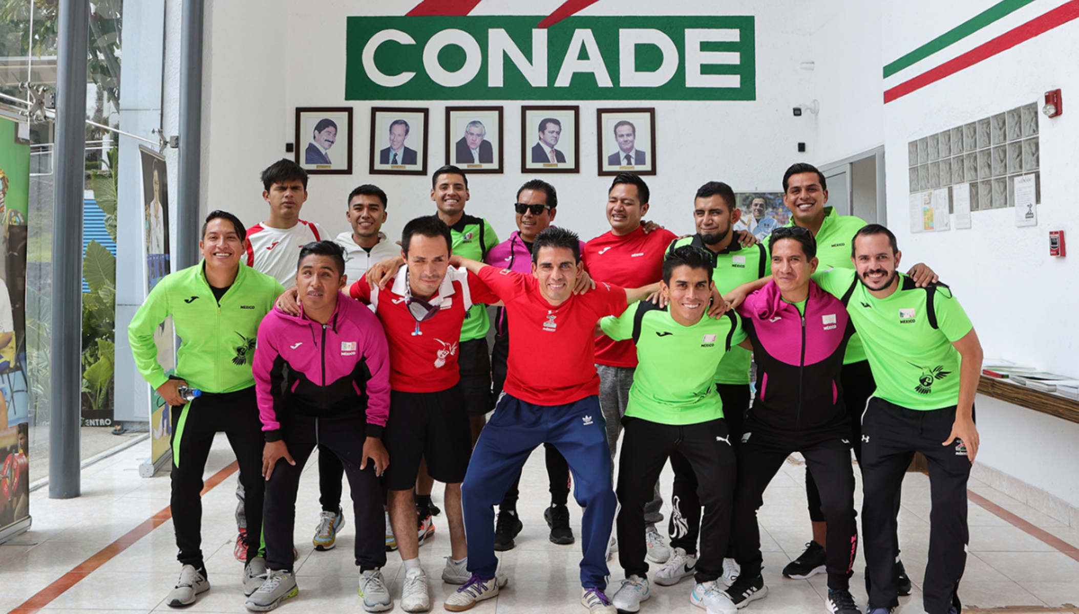 Imagen de la selección mexicana de futbol para ciegos y débiles visuales.