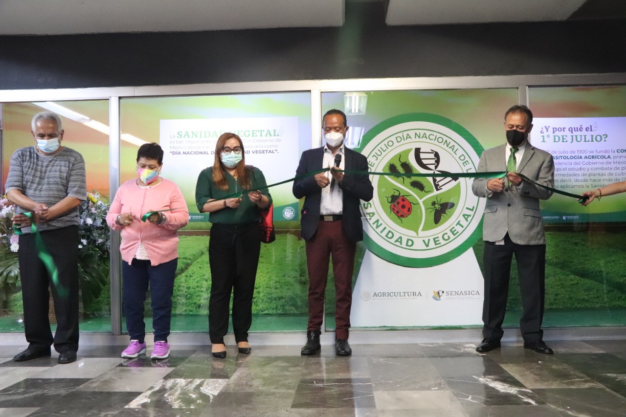 La exposición fue inaugurada por autoridades del organismo de Agricultura y del Sistema de Transporte Colectivo Metro 