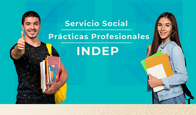 Logo INDEP; servicio social y practicas profesionales
