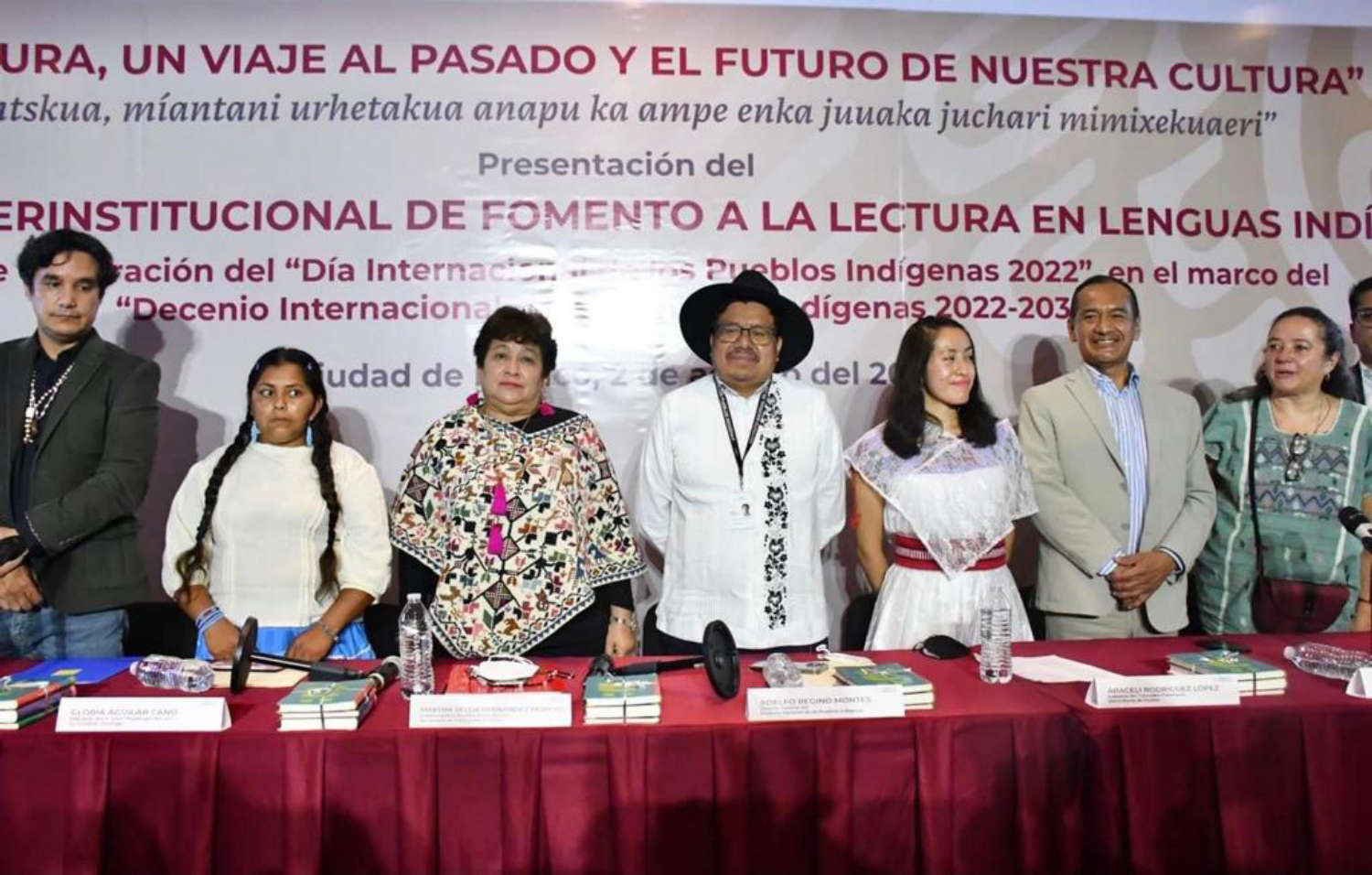 Gobierno de México presenta programa interinstitucional de fomento a la lectura en lenguas indígenas.