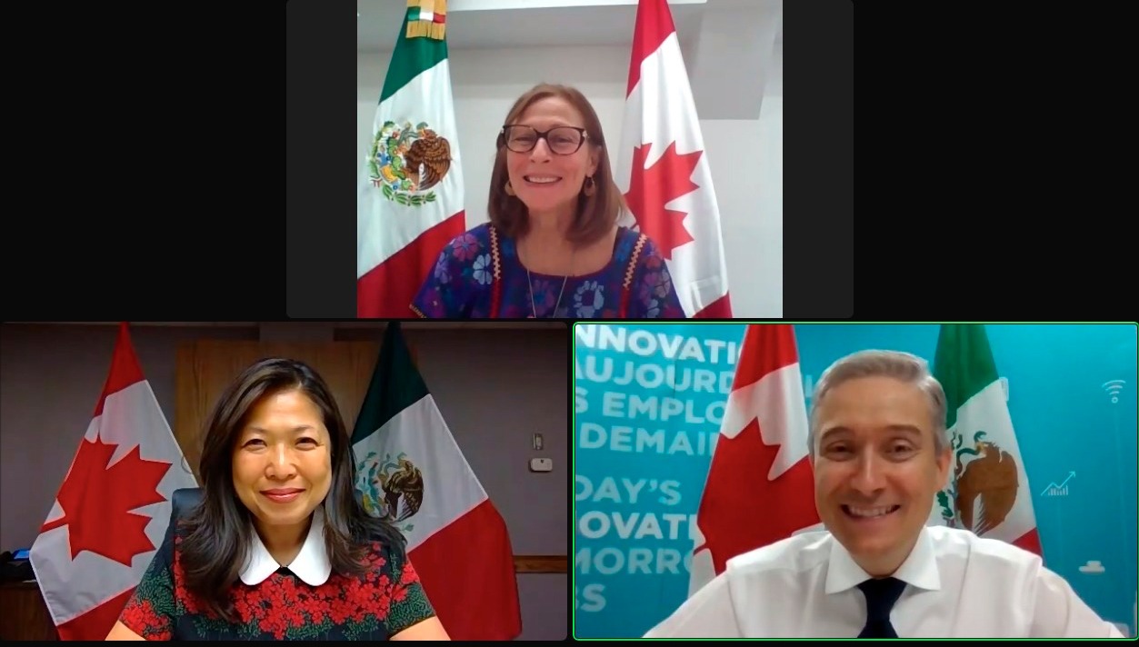 Declaración conjunta de la secretaria Clouthier de México, la ministra Ng de Canadá y el ministro Champagne tras el DEAN México-Canadá