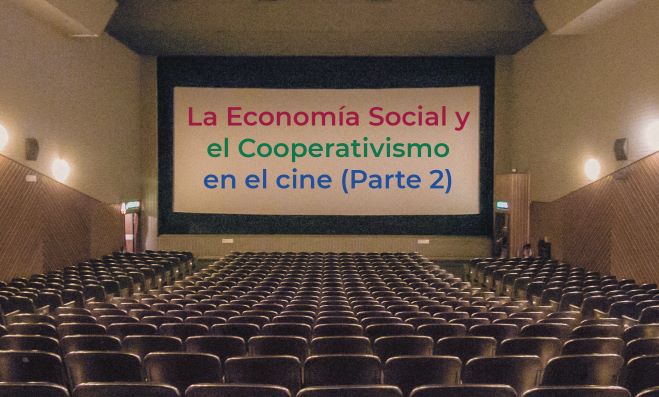 La economía social y el cooperativismo en el cine, banner.