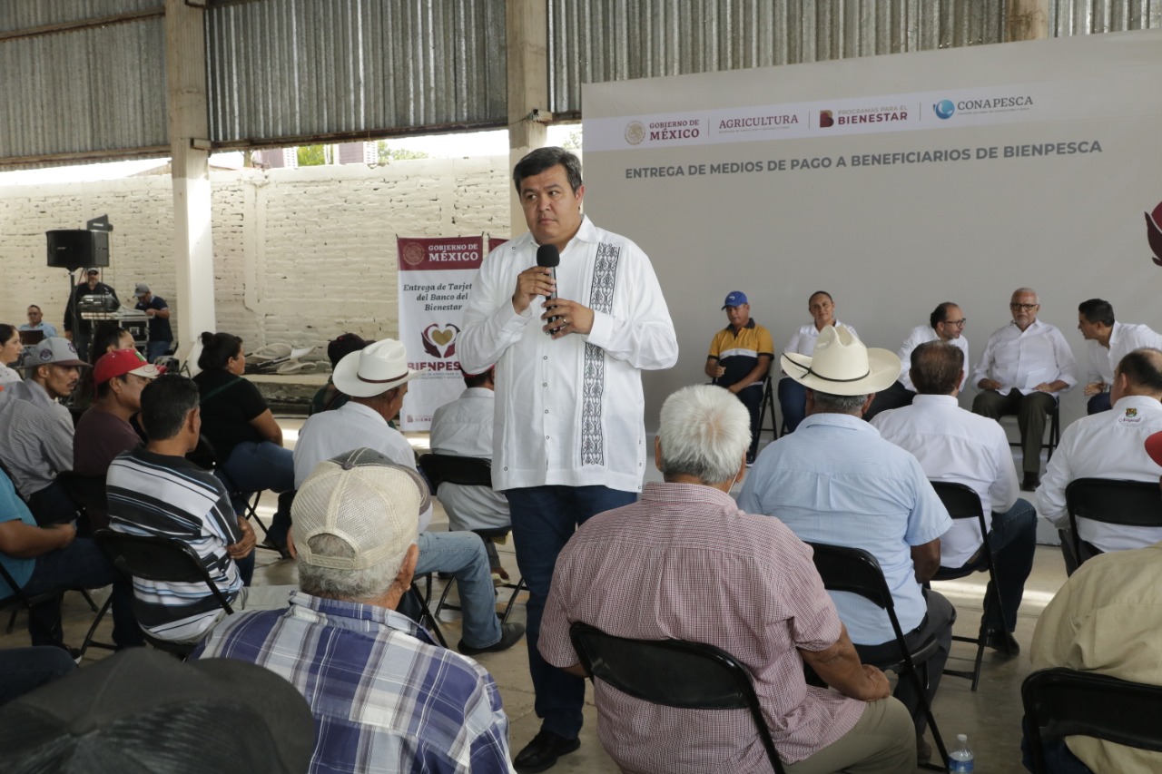 Entrega Gobierno de México más de 11 mil tarjetas de Bienpesca; van más de 33 mil beneficiarios
