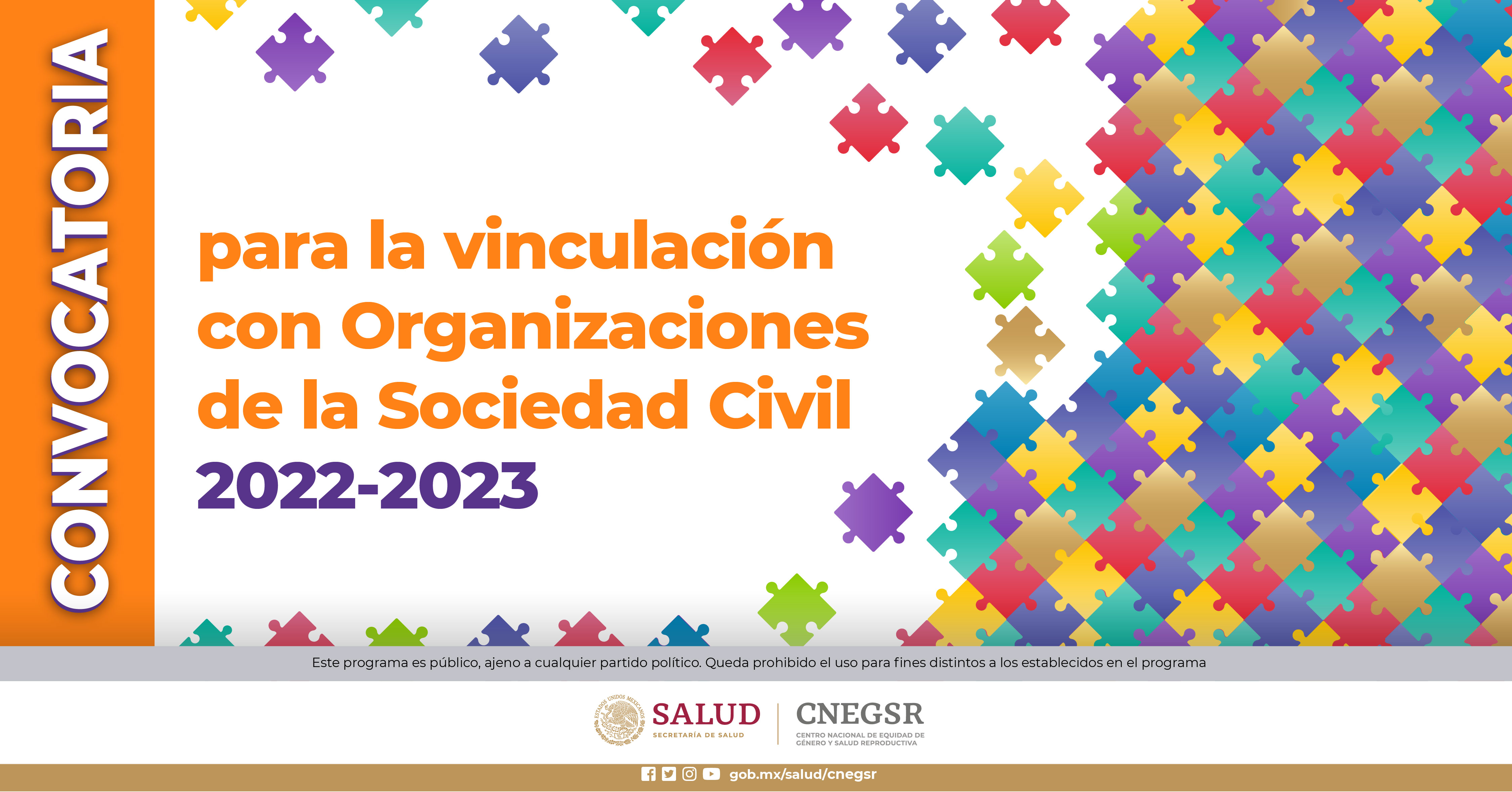 Convocatoria para la vinculación con Organizaciones de la Sociedad Civil 2023