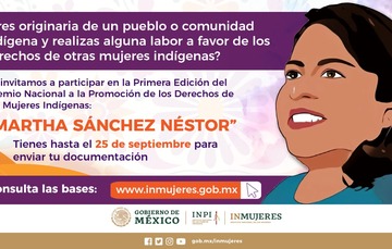 Se visualiza el rostro de Martha Sánchez Néstor
