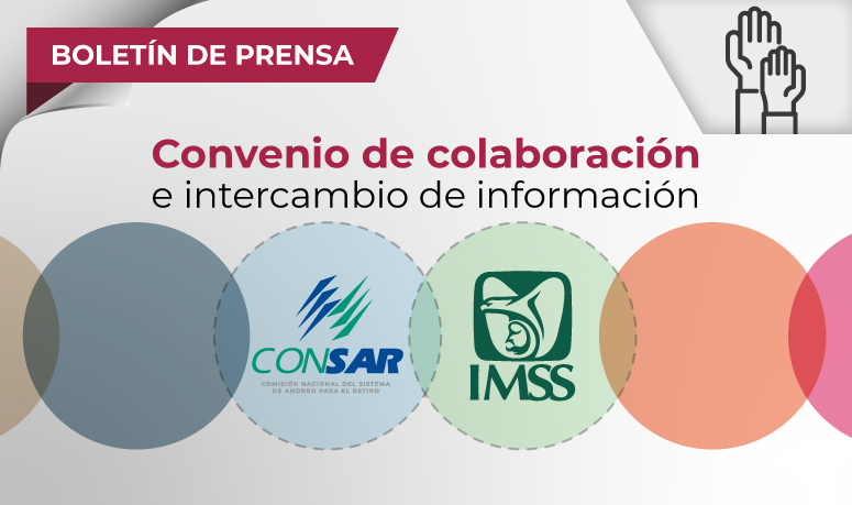 IMSS y CONSAR firman convenio de colaboración.