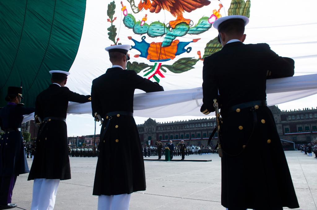 Plaza de la Constitución, 16 de septiembre, 2022. Desfile Cívico Militar, 212 Aniversario del Grito de Independencia