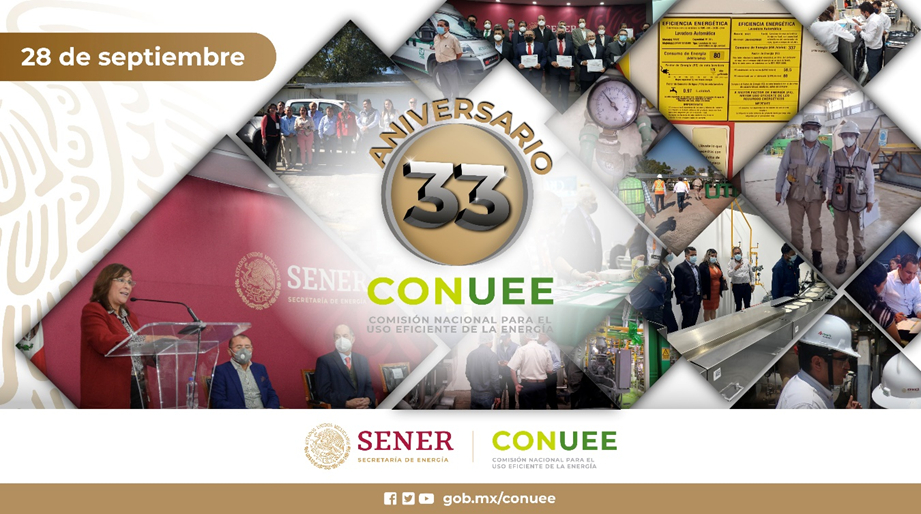 La CONUEE celebra su 33 aniversario