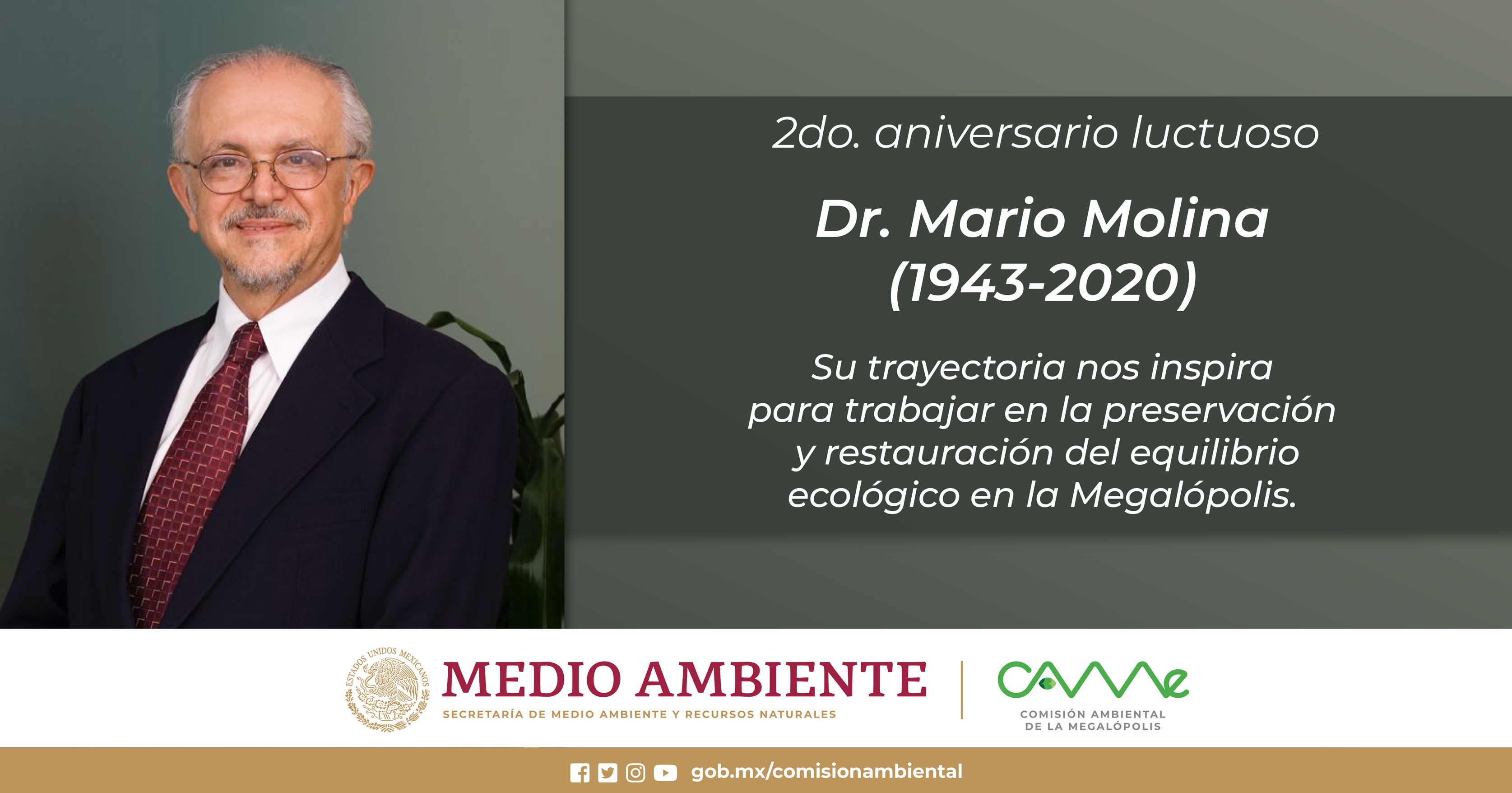 2do. Aniversario luctuoso 
Dr. Mario Molina