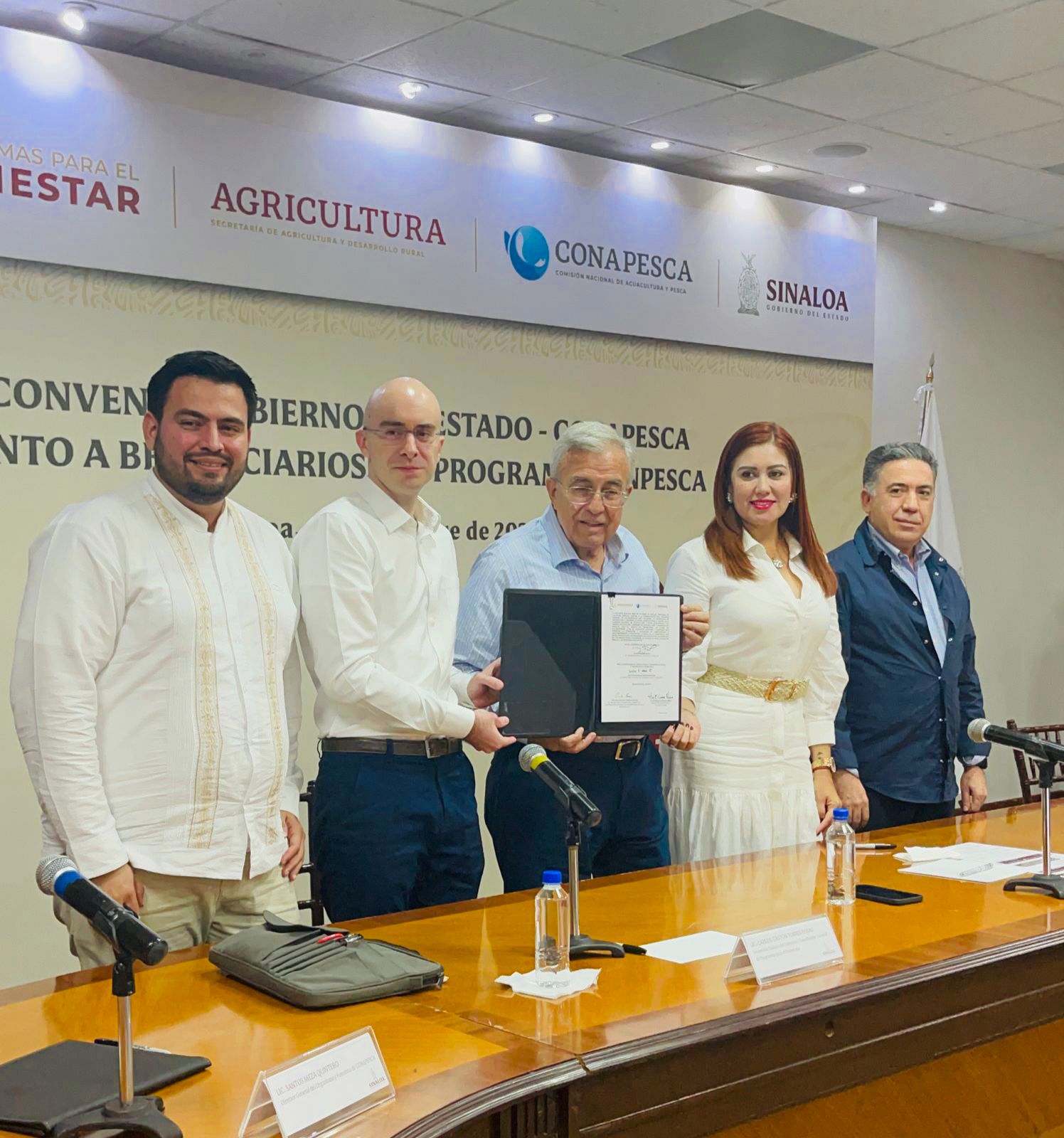Benefician a pescadores y acuicultores de Sinaloa con convenio de colaboración entre Conapesca y Gobierno del Estado

