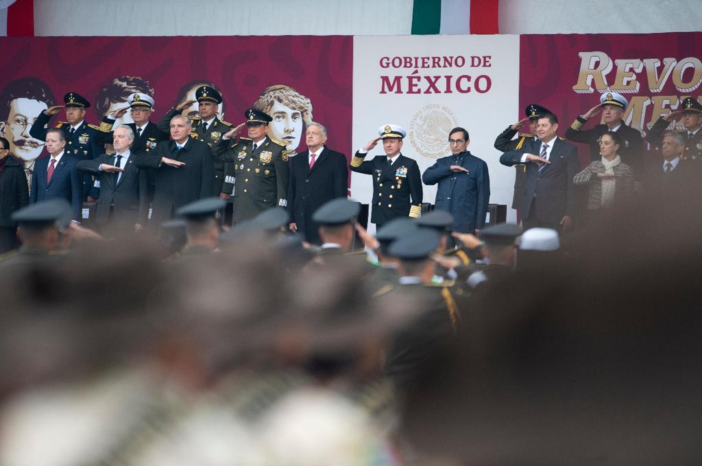 Desfile Cívico Militar, 112 Aniversario de la Revolución Mexicana