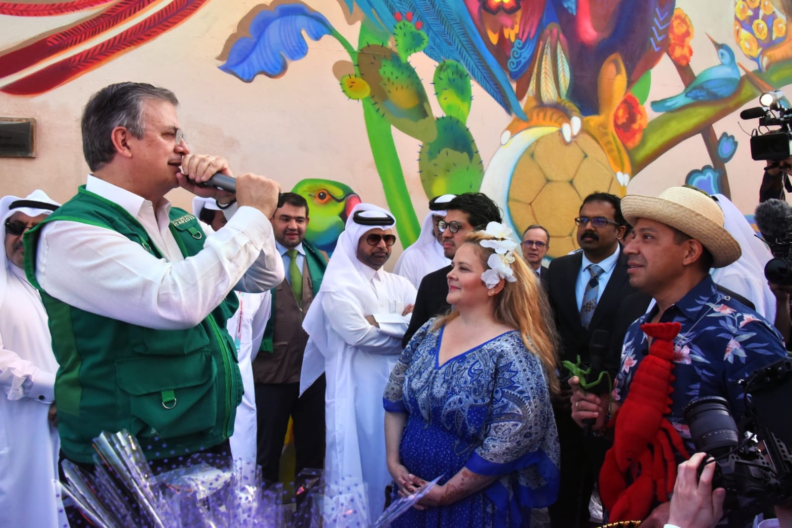Foreign Secretary Ebrard inaugurates a space dedicated to Mexico in Doha; first Mexican avocados arrive in Qatar