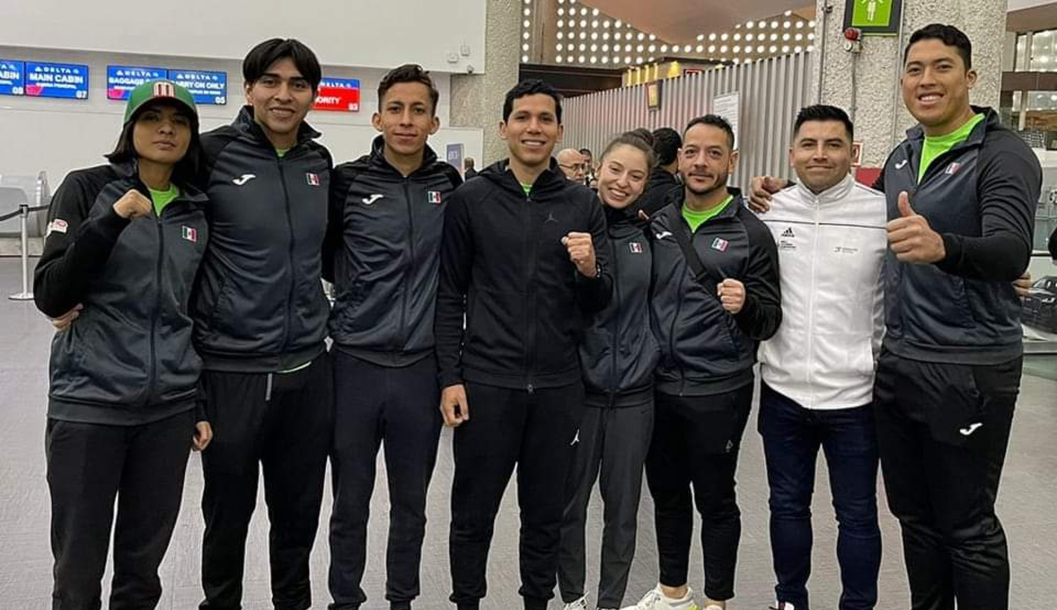 Selección mexicana de taekwondo rumbo a Arabia Saudita. CONADE
