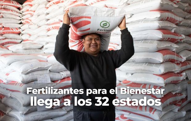Fertilizantes para el Bienestar llega a los 32 estados
