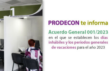 PRODECON informa: