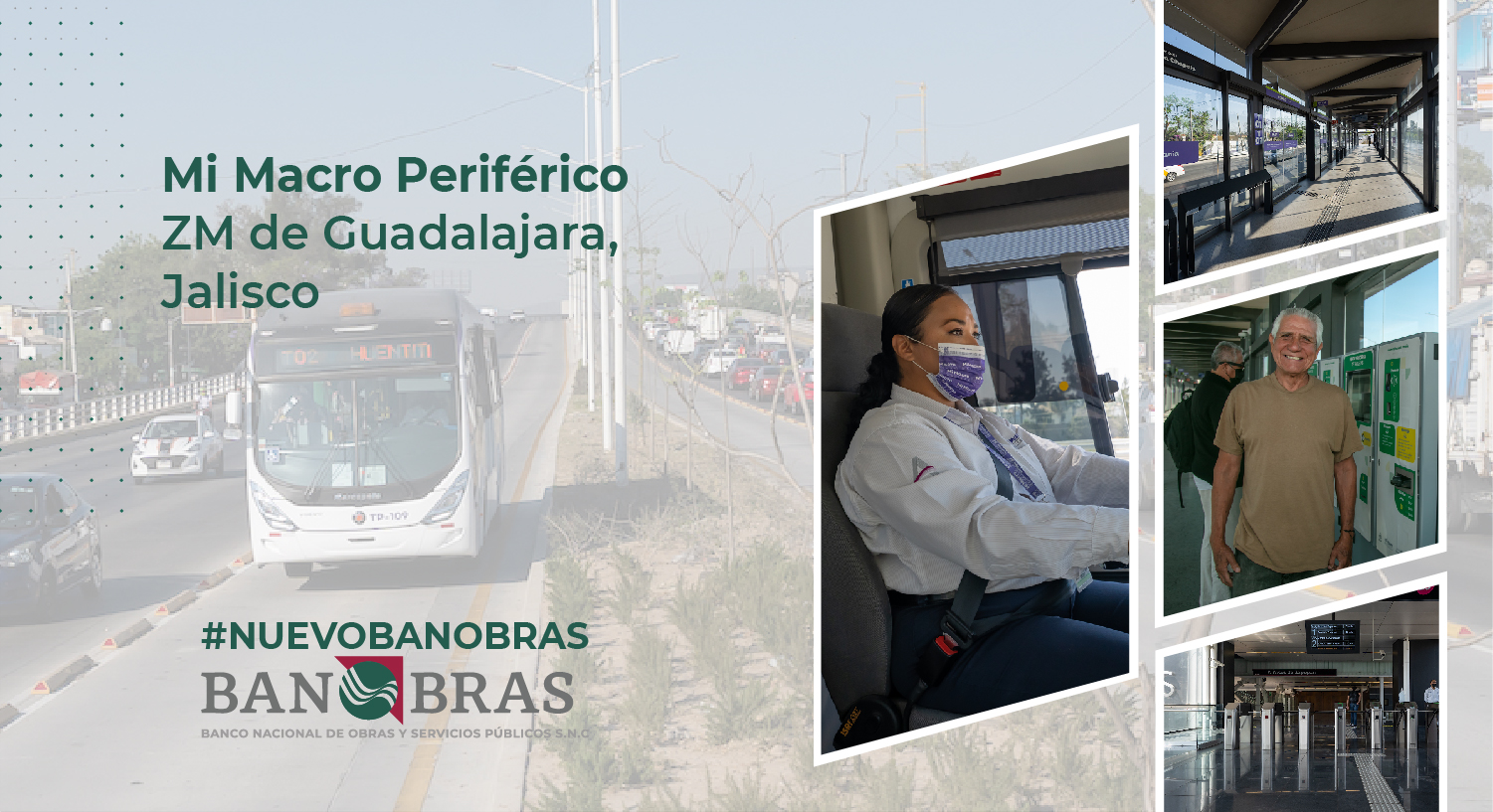 Mi Macroperiférico es un sistema de transporte integral para la Zona Metropolitana de Guadalajara. 