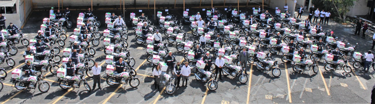 Las Motocicletas y el Correo Postal en México