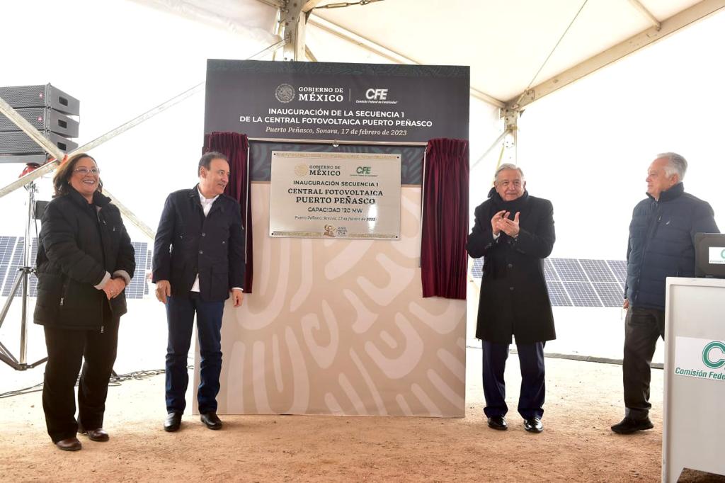 Inauguración - primera etapa. Central Fotovoltaica Puerto Peñasco