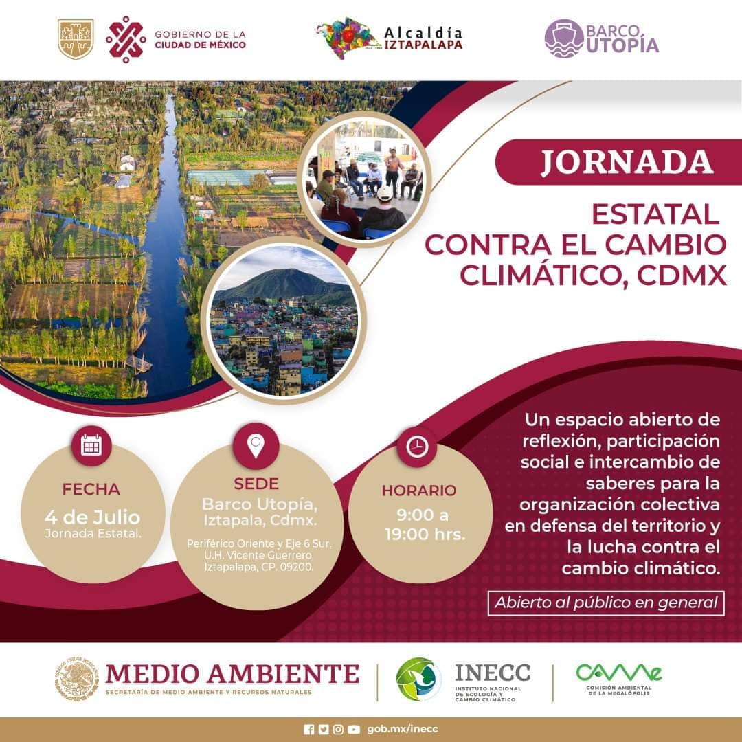 JORNADA ESTATAL CONTRA EL CAMBIO CLIMÁTICO, CDMX