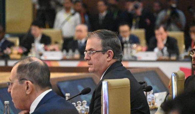Foreign Secretary Marcelo Ebrard calls on G20 to combat international arms and fentanyl trafficking