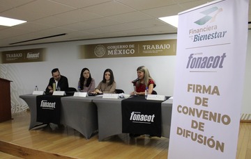 Fonacot firma convenio con Financiera para el Bienestar en favor de las trabajadoras y trabajadores
