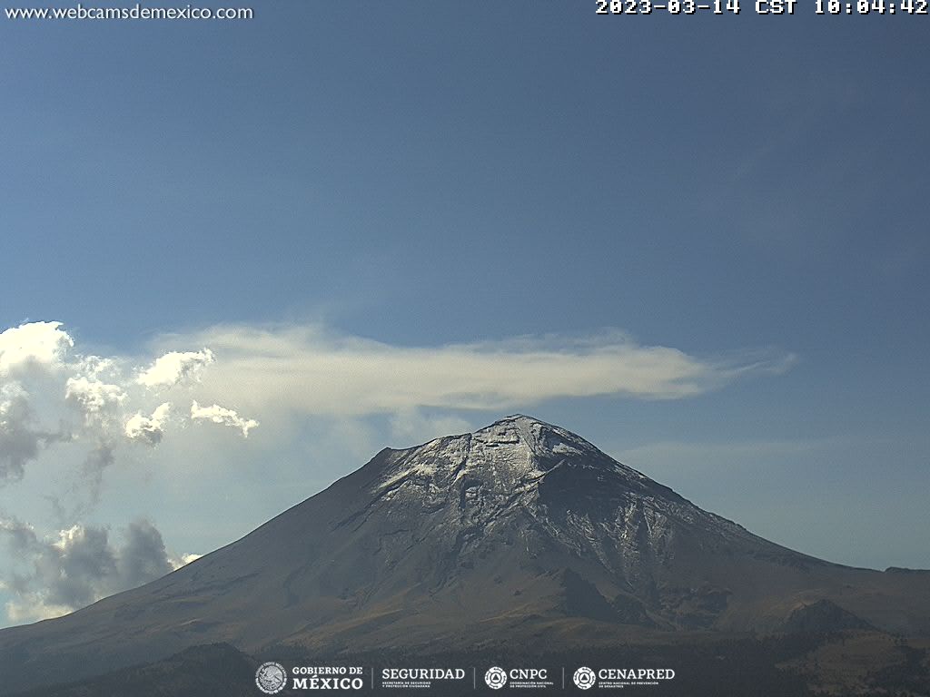 En las últimas 24 horas, mediante los sistemas de monitoreo del volcán Popocatépetl, se detectaron 117 exhalaciones.