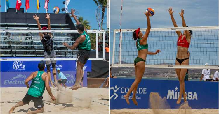 Duplas mexicanas en el Volleyball World Beach Pro-Tour Challenge La Paz 2023. CONADE