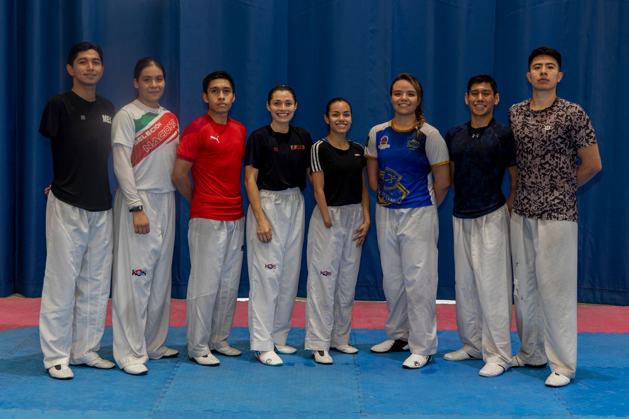 Equipo nacional de Para Taekwondo. CONADE