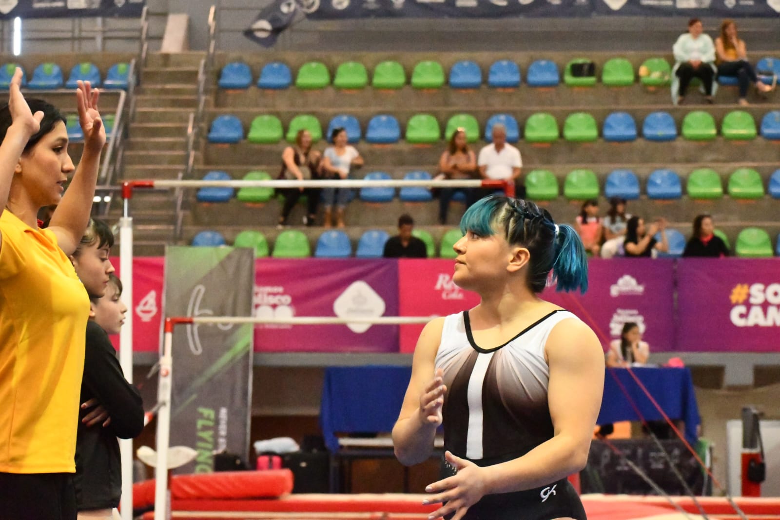 Alexa Moreno, gimnasta olímpica mexicana. Cortesía 