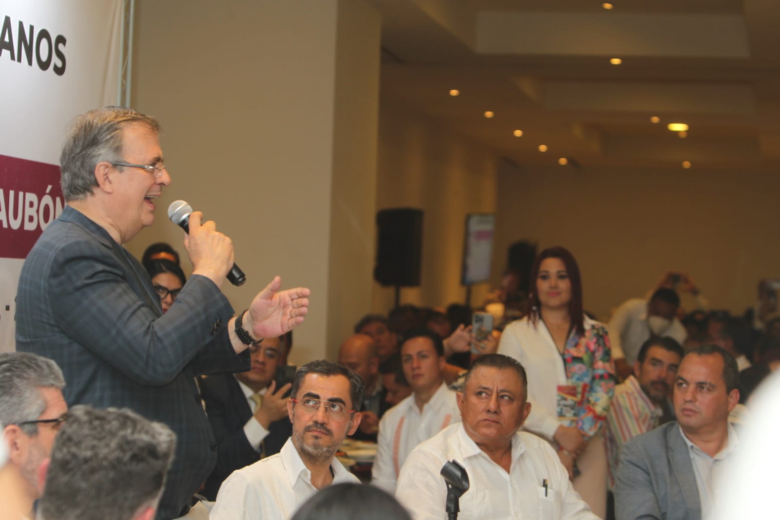 Marcelo Ebrard visits Veracruz