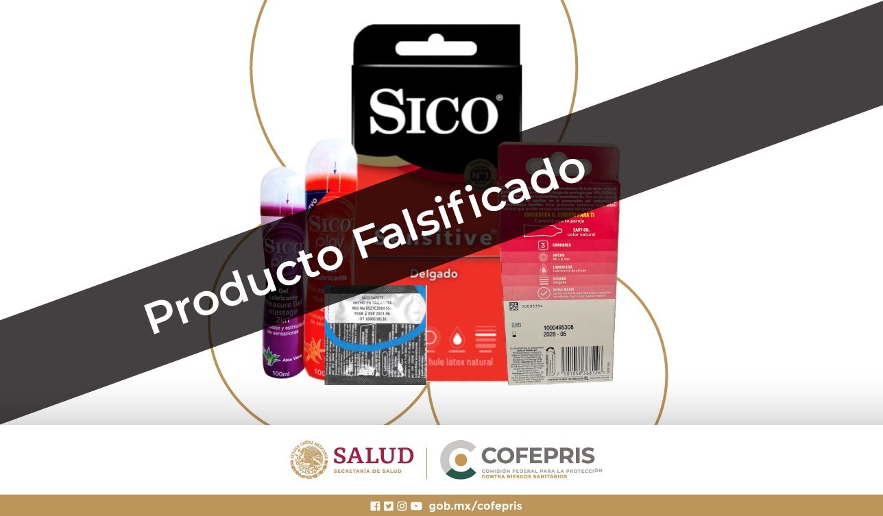 Cofepris alerta sobre preservativos falsificados | Comisión Federal para la  Protección contra Riesgos Sanitarios | Gobierno | gob.mx