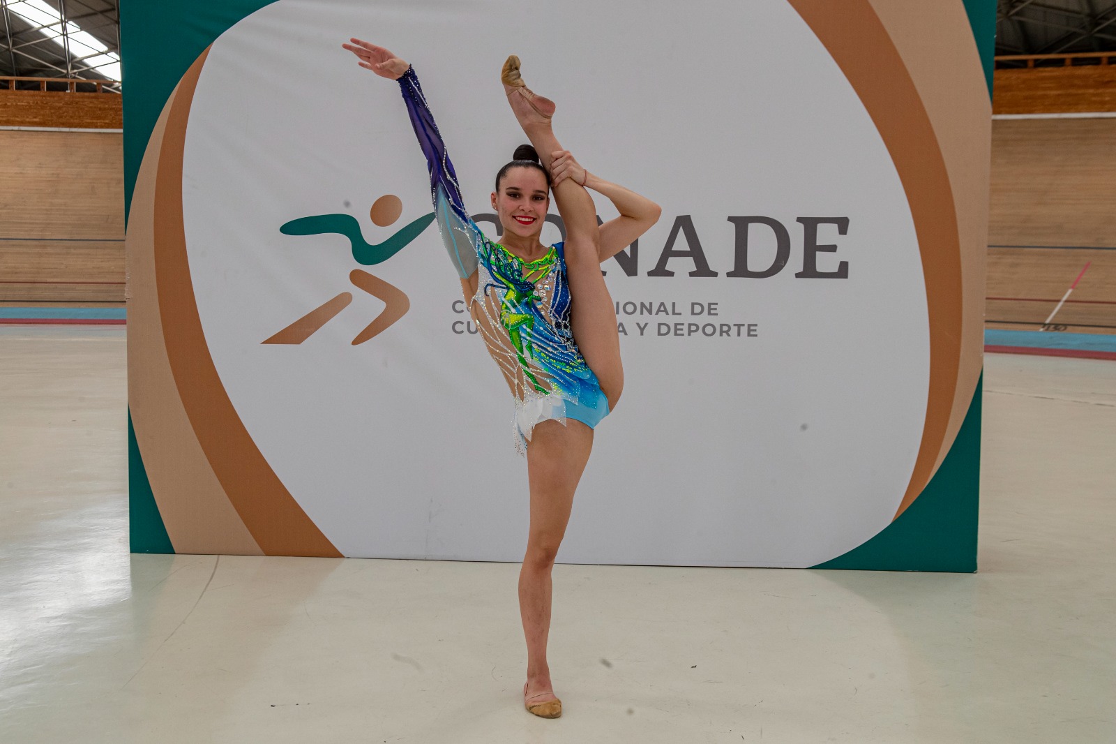 Ledia Juárez busca su boleto al Campeonato Mundial de Gimnasia Rítmica y Santiago 2023. CONADE