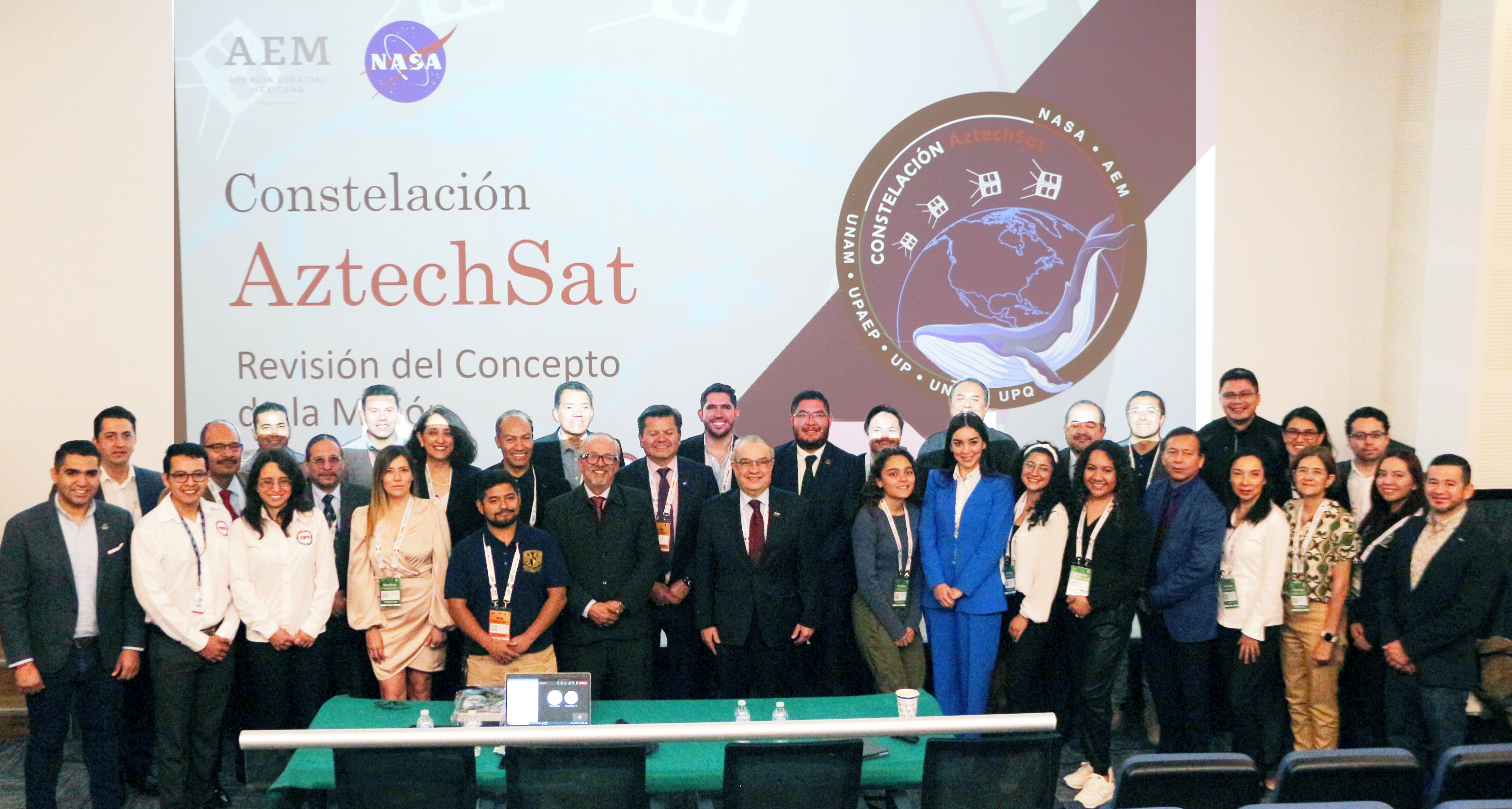 Proyecto satelital “Constelación Aztechsat” concluye primera fase y es reconocido por NASA