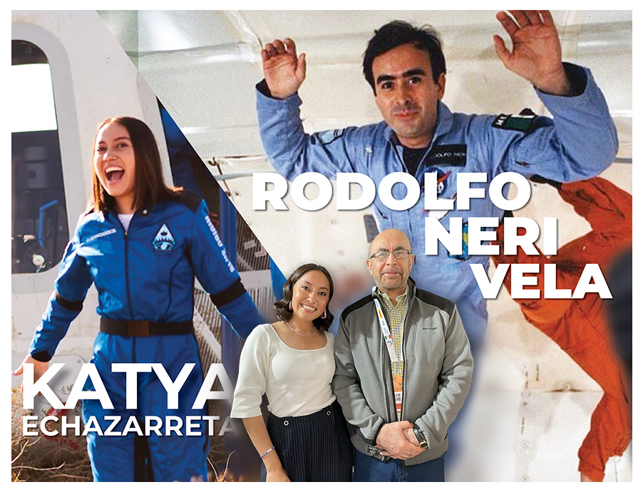 Katya Echazarreta y Rodolfo Neri Vela inspiran a jóvenes en FAMEX 2023