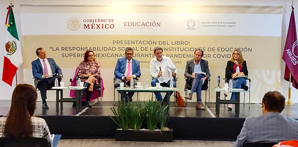 Presentan el libro La responsabilidad social de las instituciones de Educación Superior mexicanas durante la pandemia por COVID-19