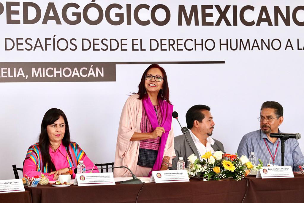 •	Participa la titular de Educación Pública en la Primera Asamblea Nacional del Movimiento Pedagógico Mexicano
