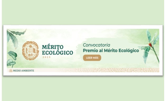 Convocatoria para participar en el Premio al Mérito Ecológico 2023.