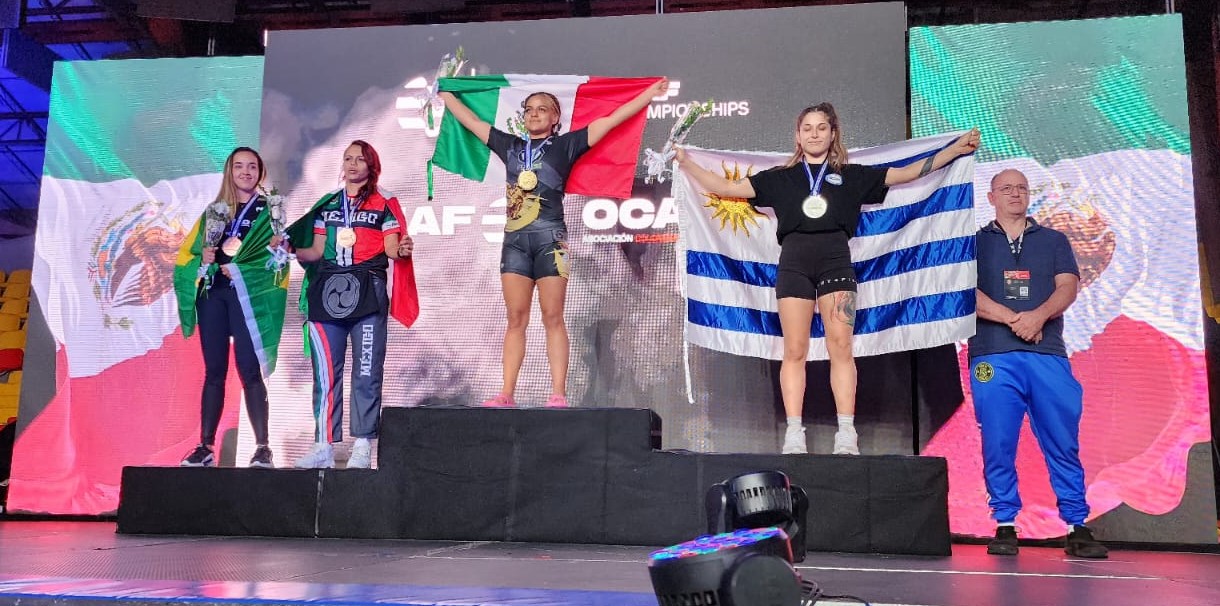 Por segundo año consecutivo, México se llevó el título en el Campeonato Panamericano de Artes Marciales Mixtas, disputado en Medellín. CORTESÍA