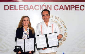Firma de convenio de colaboración con el estado de Campeche