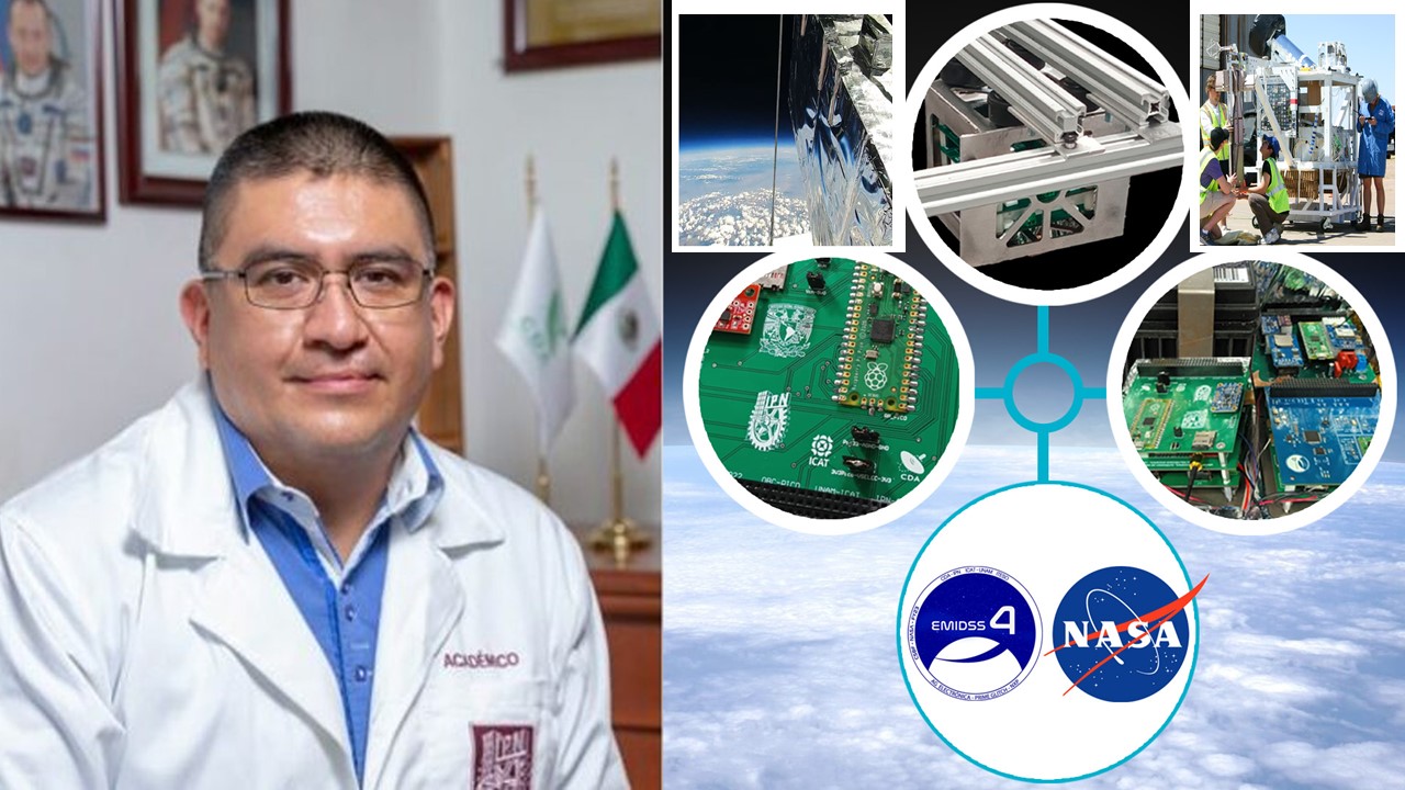 Mario Alberto Mendoza Bárcenas, líder del proyecto e Investigador del Centro de Desarrollo Aeroespacial del IPN.