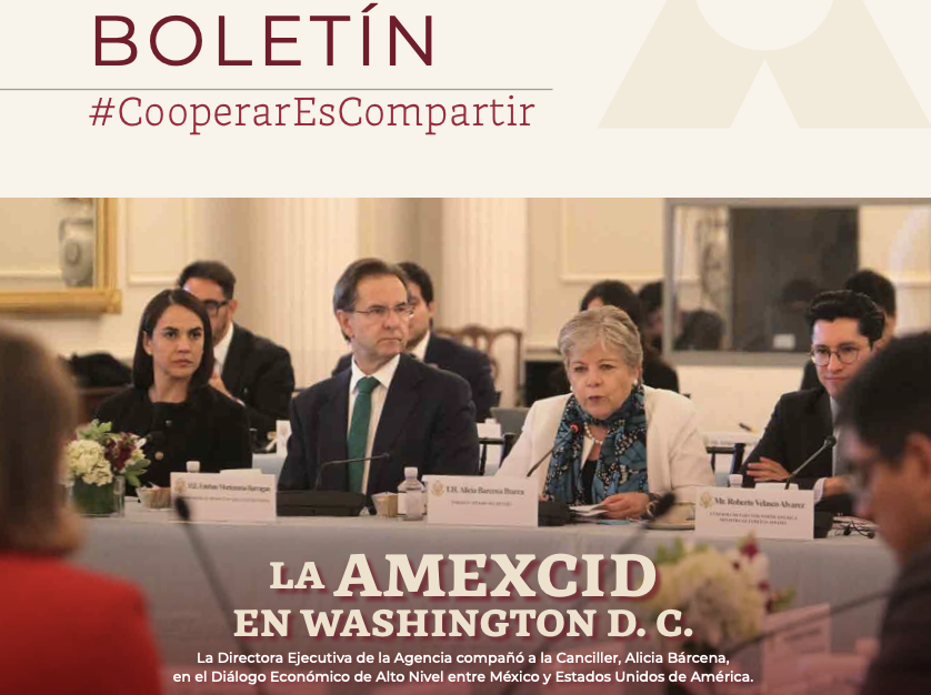 Consulta el Boletín  digital de la AMEXCID para estar al día  de las actividades y logros de México en materia de Cooperación Internacional  para el Desarrollo.