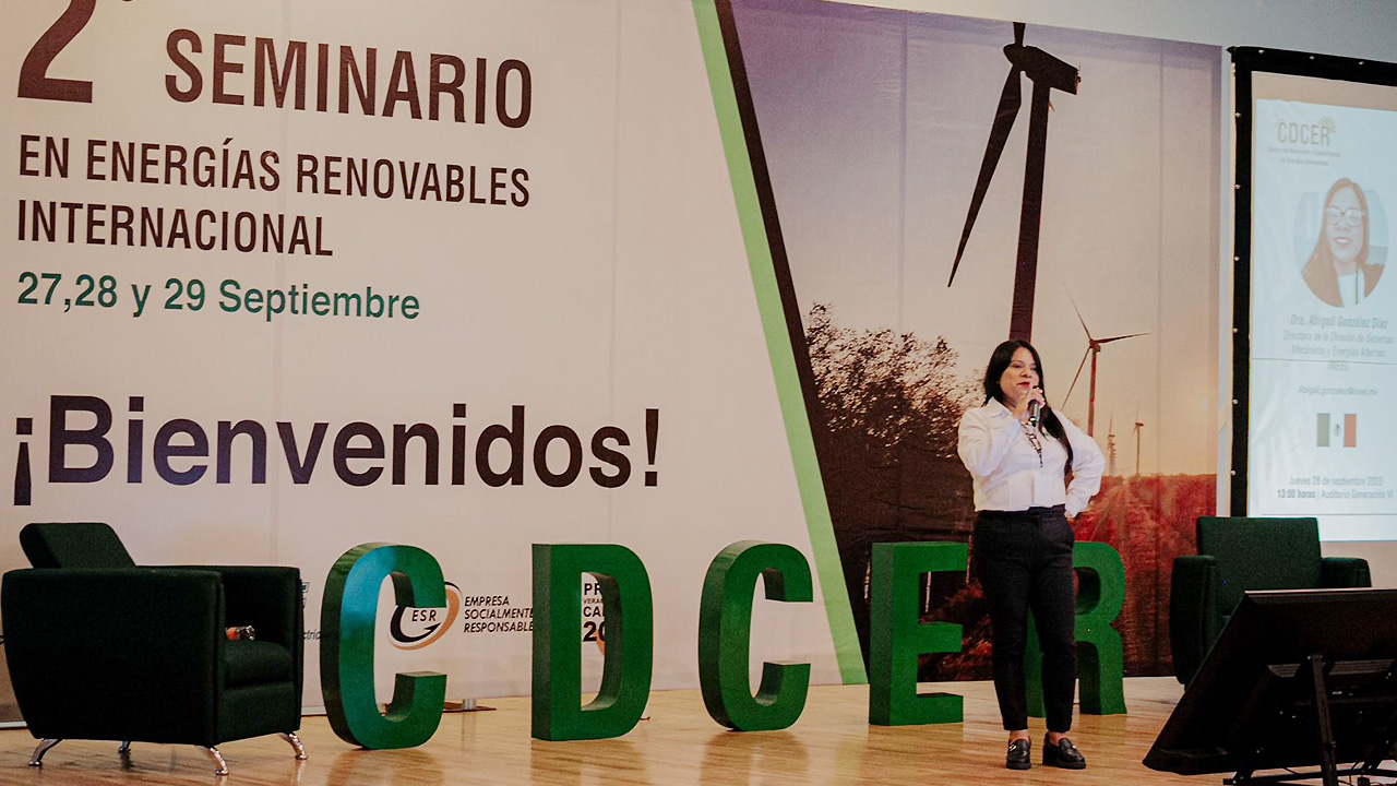 Participa el INEEL en el 2° Seminario en Energías Renovables del CDCER