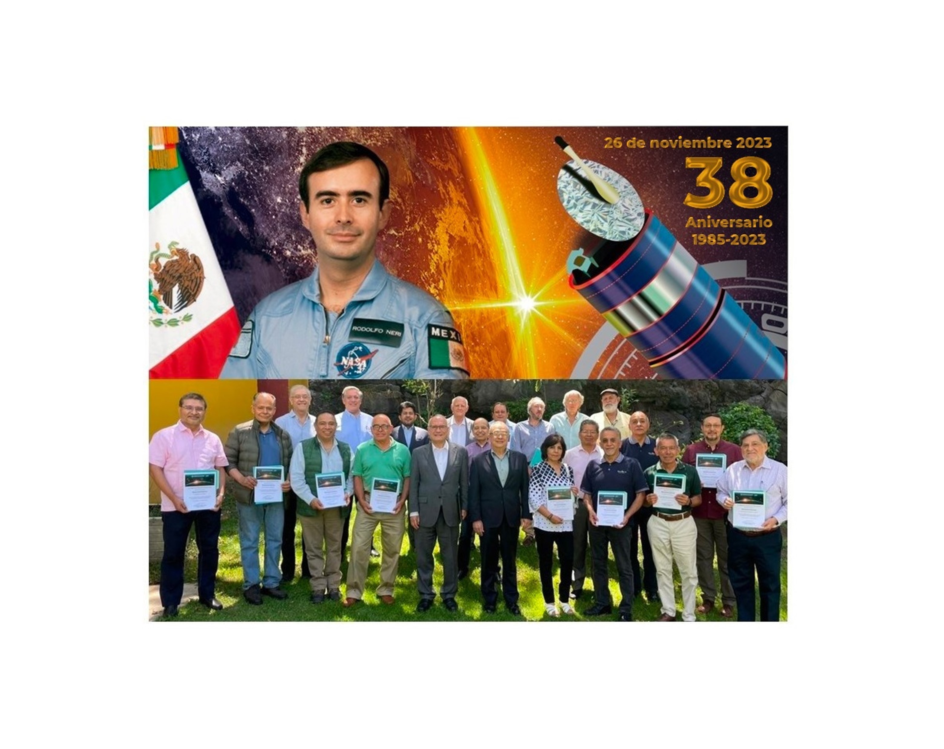 El 26 de noviembre de 1985 la misión espacial despegó desde Cabo Cañaveral, marcando el día en que México consolidaría su entrada al selecto grupo de países del mundo con actividad espacial, tras la puesta en órbita del satélite “.
