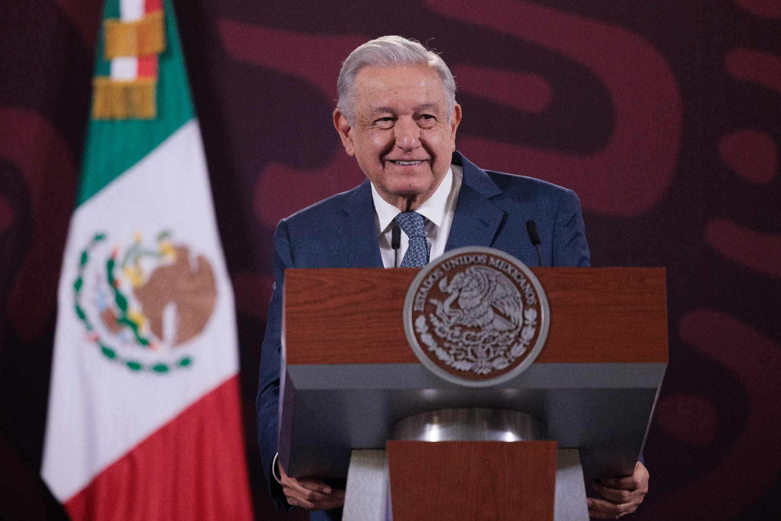 Conferencia de prensa del presidente Andrés Manuel López Obrador del 4 de enero de 2024.