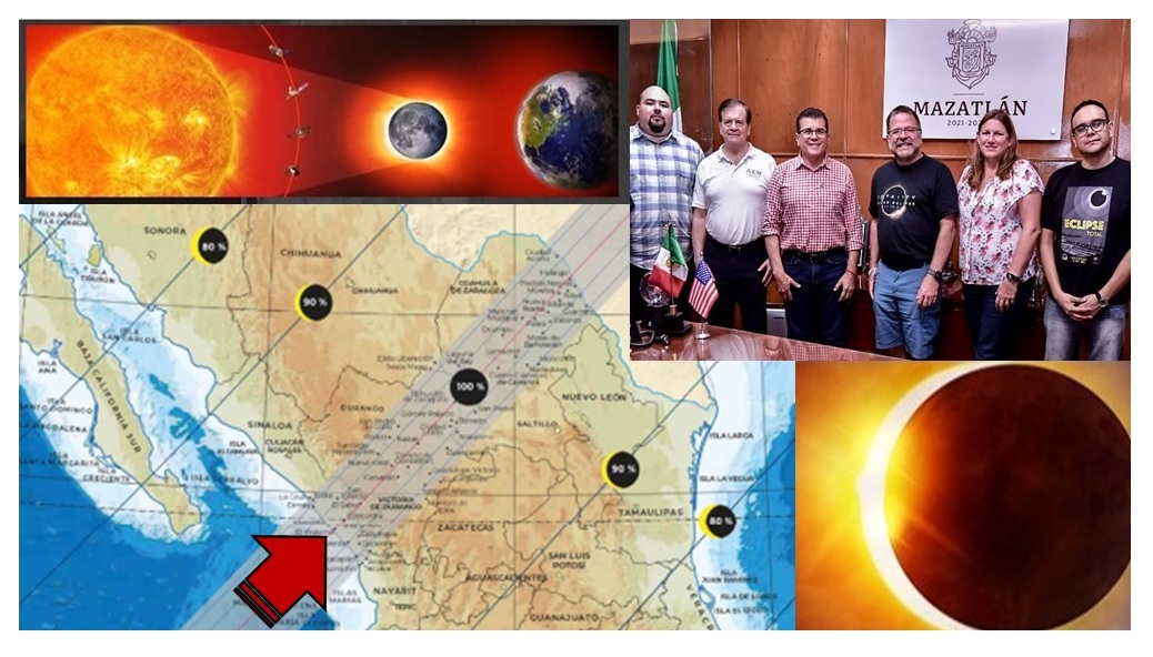 Mazatlán, Sinaloa, fue elegido por la NASA, como el mejor punto geográfico para instalarse y documentar desde el inicio de su trayectoria el eclipse total del próximo 8 de abril de 2024.