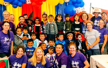 Unen esfuerzos Conafe Puebla y All Hands and Hearts por la Educación Comunitaria para el Bienestar.