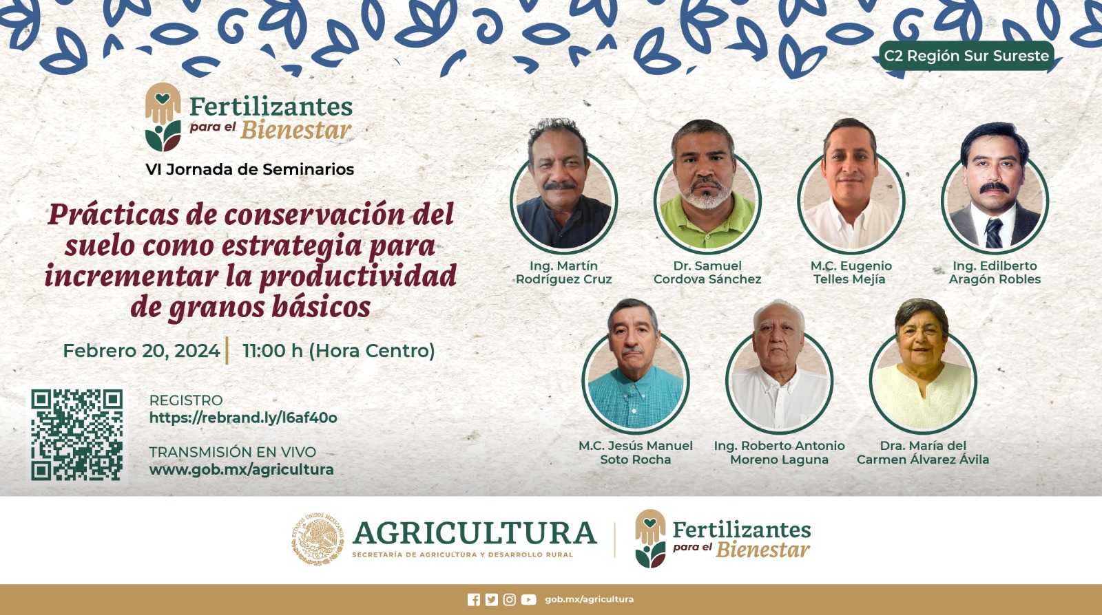 Seminario "Prácticas de conservación del suelo como estrategia para incrementar la productividad de granos básicos". Martes 20-Febrero-2024
