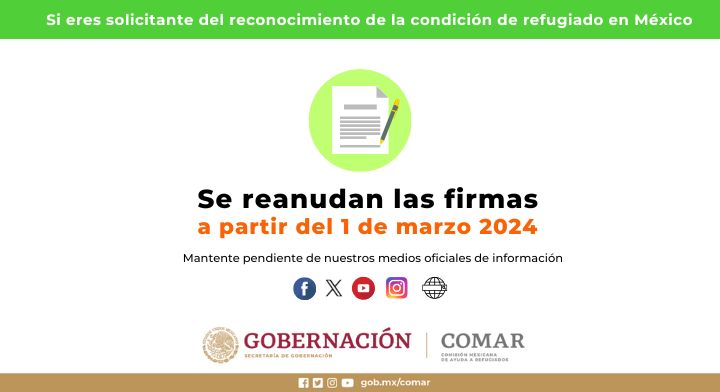 Reanudación Firmas 2024