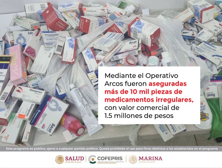 16 farmacias irregulares de Baja California Sur suspendidas por Cofepris y Marina: representaban un riesgo a la salud